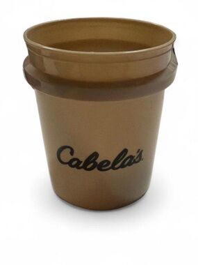 Cabela's Brown Plastic Mini Bucket